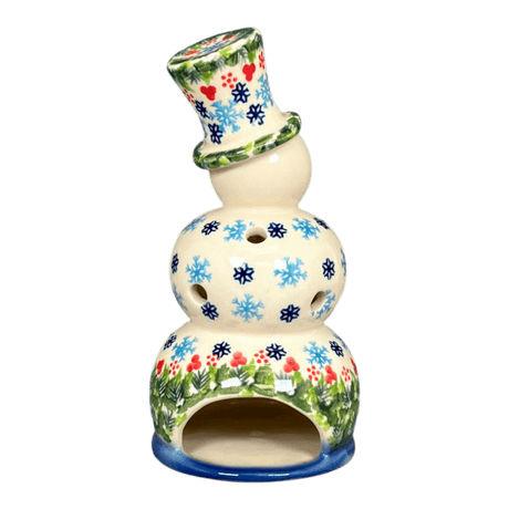 Luminary, Snowman, 7" in "Winter Wreath - A" by Galia | GBL01-PCH3A