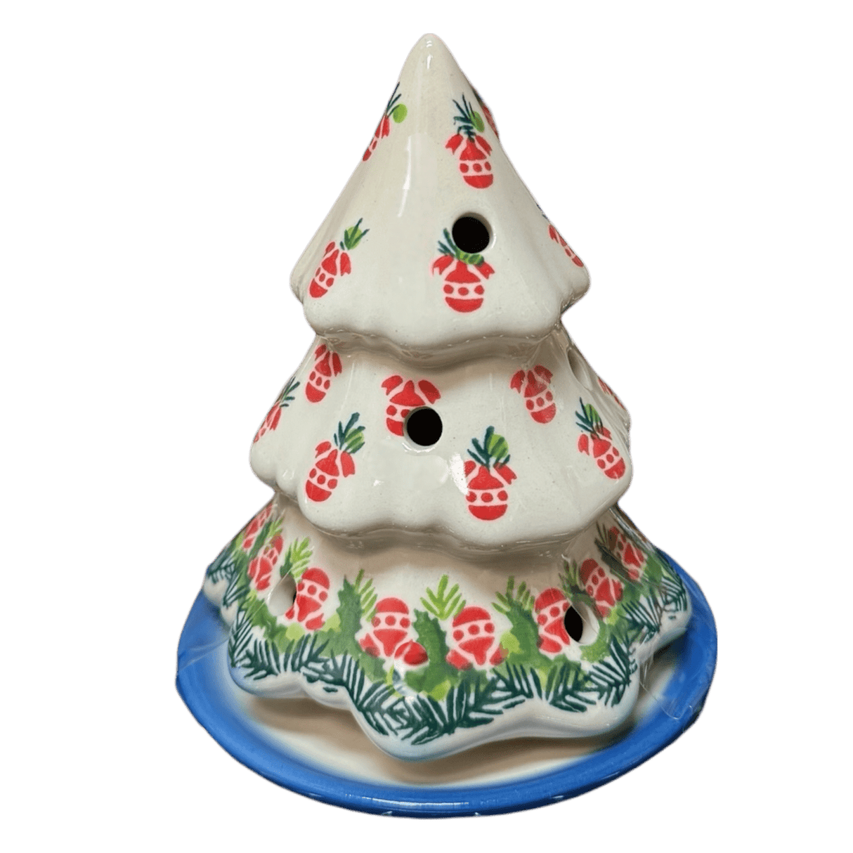 Luminary, Christmas Tree, 5" Small in "Evergreen Baubles" by Galia | GCH03-PB1