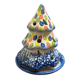 Luminary, Christmas Tree, 5" Small in "Rainbow Leaves" by Galia | GCH03-PL1