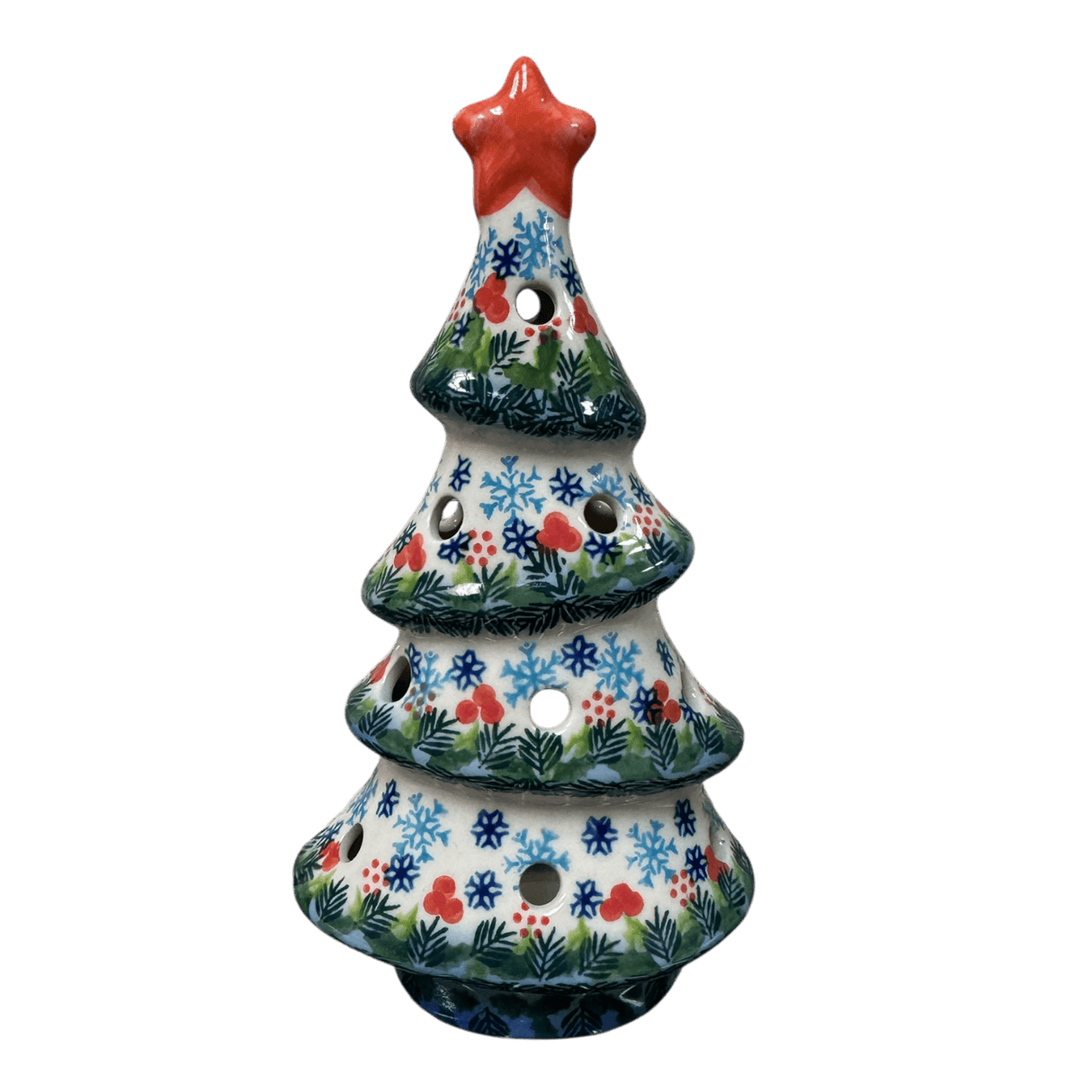 Luminary, Skinny Christmas Tree, 7.5" in "Winter Wreath" by Galia | GCH04-PCH3