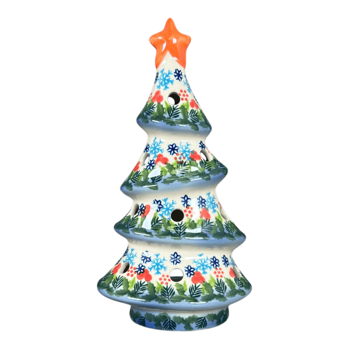 Luminary, Skinny Christmas Tree, 7.5" in "Winter Wreath" by Galia | GCH04-PCH3