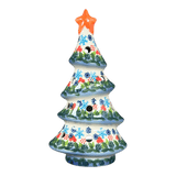 Luminary, Skinny Christmas Tree, 7.5" in "Winter Wreath" by Galia | GCH04-PCH3
