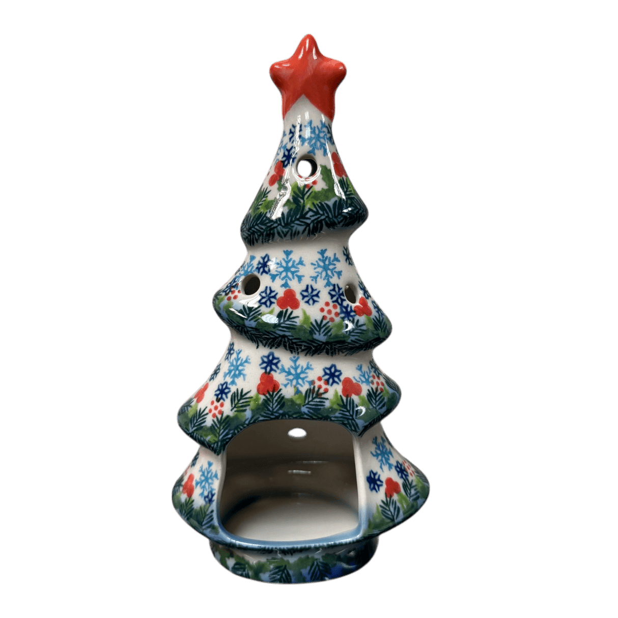 Luminary, Skinny Christmas Tree, 7.5" in "Winter Wreath" by Galia | GCH04-PCH3