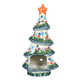Luminary, Skinny Christmas Tree, 7.5" in "Winter Wreath" by Galia | GCH04-PCH3
