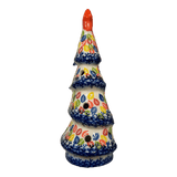 Luminary, Skinny Christmas Tree, 7.5" in "Rainbow Leaves" by Galia | GCH04-PL1