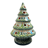 Luminary, Christmas Tree, 10" Large in "Reindeer Dance" by Galia | GCH05-USB1