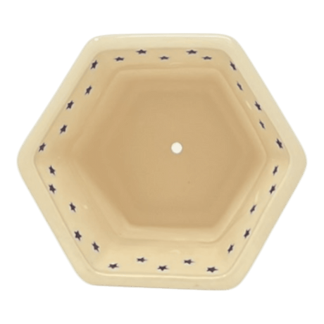 Flower Pot, Hexagonal, 5" Small in "All Star" by Galia | GDN08-PG