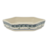 Flower Pot, Hexagonal, 5" Small in "Draping Red Florals" by Galia | GDN08-PW3