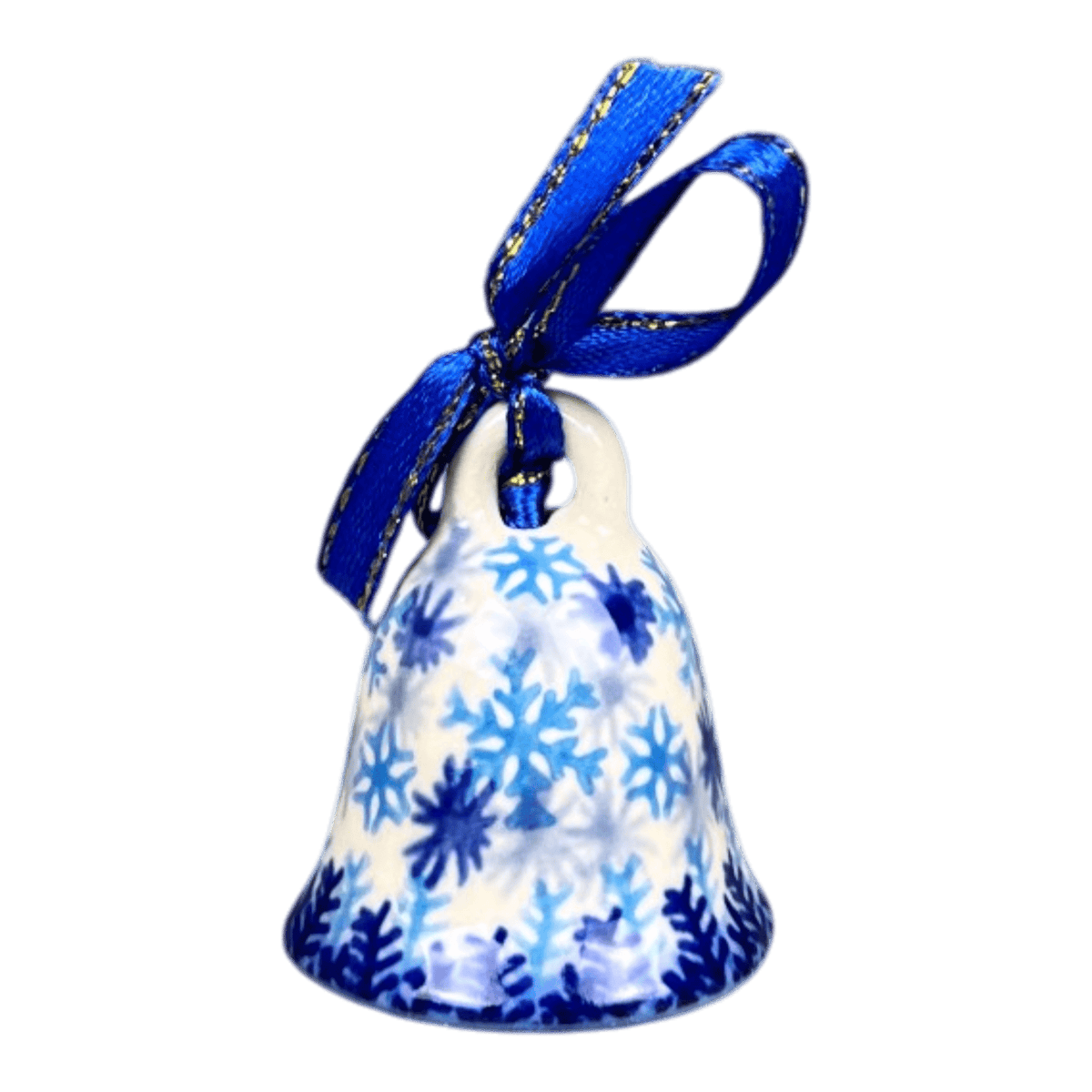 Ornament, Tiny Bell, 2" in "Snow Flurry" by Galia | GDW09-PCH