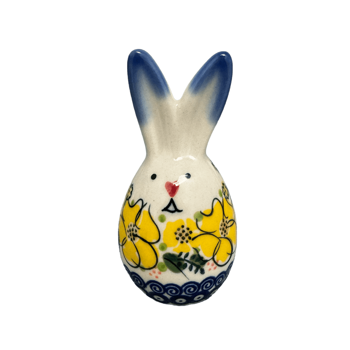 Figurine, Bunny, 3.75" in "Yellow Bouquet " by Galia | GJ15-UWP3