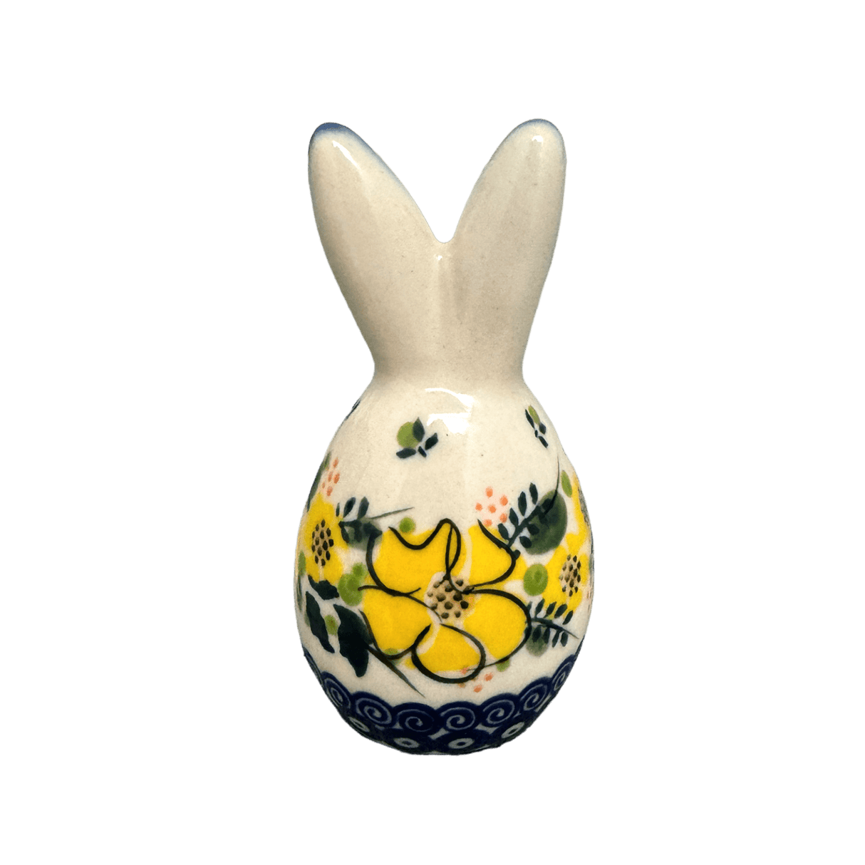 Figurine, Bunny, 3.75" in "Yellow Bouquet " by Galia | GJ15-UWP3