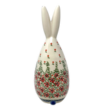Figurine, Bunny, 12" in "Draping Red Florals" by Galia | GJ16-PW3