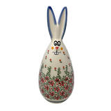 Figurine, Bunny, 12" in "Draping Red Florals" by Galia | GJ16-PW3