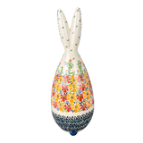 Figurine, Bunny, 12" in "Red & Orange Dream" by Galia | GJ16-UHP