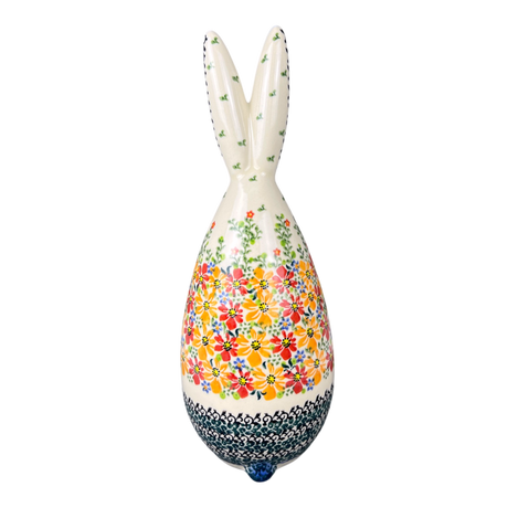 Figurine, Bunny, 12" in "Red & Orange Dream" by Galia | GJ16-UHP