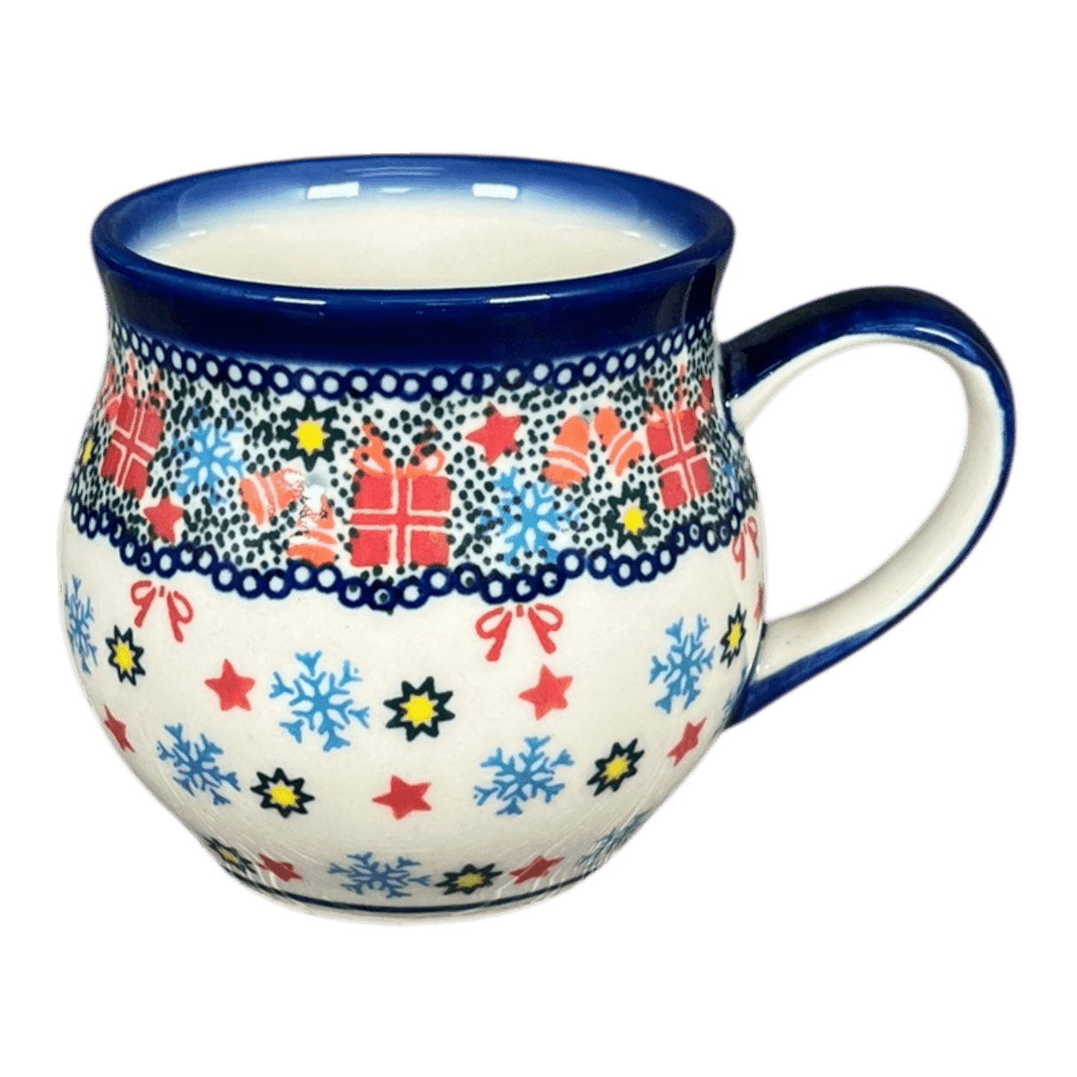 Mug, Belly Mug, 12 oz Medium in "Christmas Morning" by Galia | GK04B-USP1