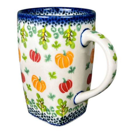 Mug, Tapered Mug, 20 oz in "Pumpkin Patch" by Galia | GK06-PH2