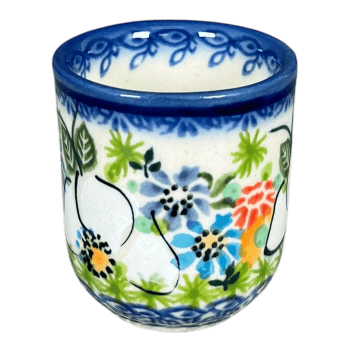 Drinking Glass, Shot, 3 oz in "Daisy Garden" by Galia | GKJ03-ABP4
