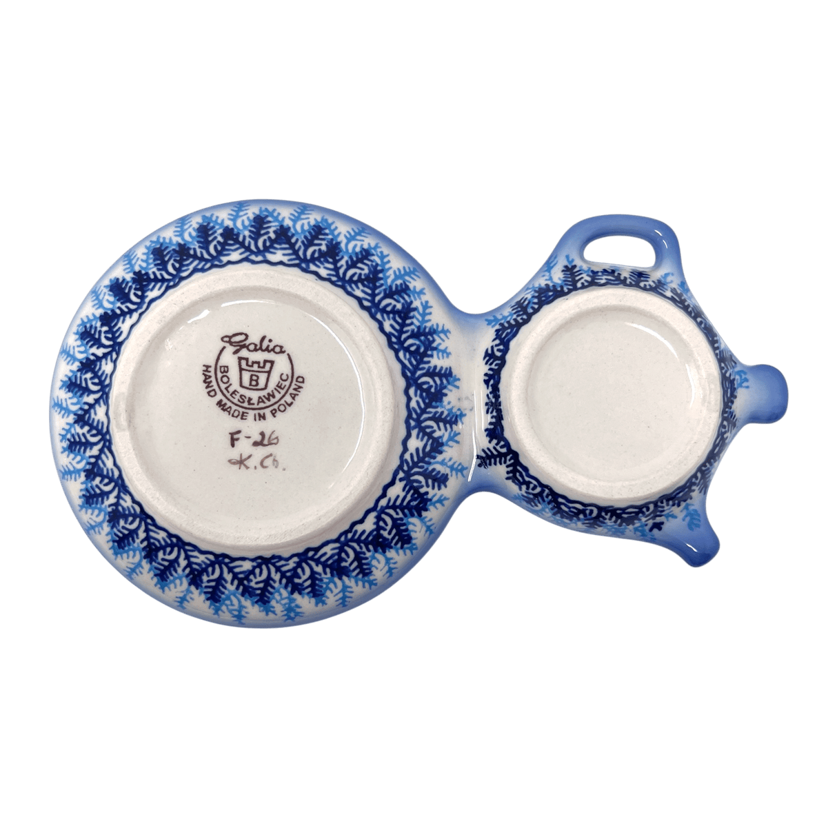 Tray, Tea Service, 8.25" x 5.5" in "Snow Flurry" by Galia | GPH07-PCH
