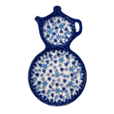 Tray, Tea Service, 8.25" x 5.5" in "Snow Flurry" by Galia | GPH07-PCH