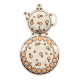 Tray, Tea Service, 8.25" x 5.5" in "Sunny Dots" by Galia | GPH07-PK2