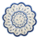 Plate, Round, Egg Plate, 9.5" in "Sea Spiral" by Galia | GT12-PK3