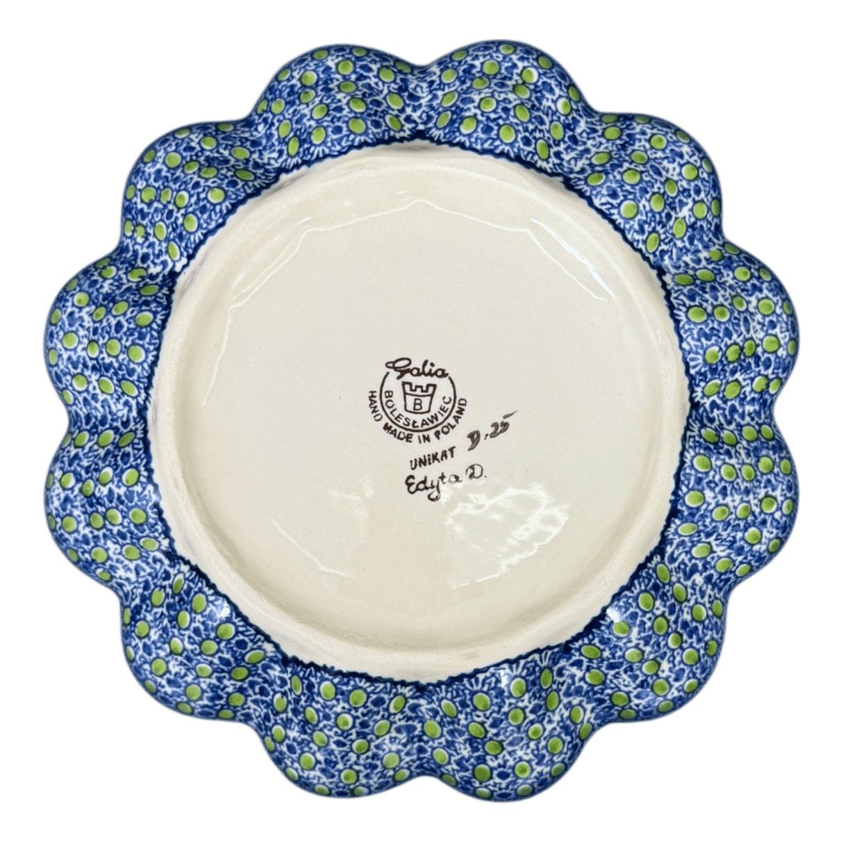 Plate, Round, Egg Plate, 9.5" in "Henning Around" by Galia | GT12-UK3