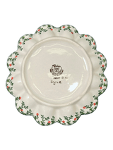 Plate, Round, Egg Plate, 8.75" Bunny in "Red & Orange Dream" by Galia | GT14-UHP