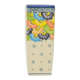 Vase, Square Vase, 6.5" in "Rainbow Wreath" by Galia | GW07-UV3