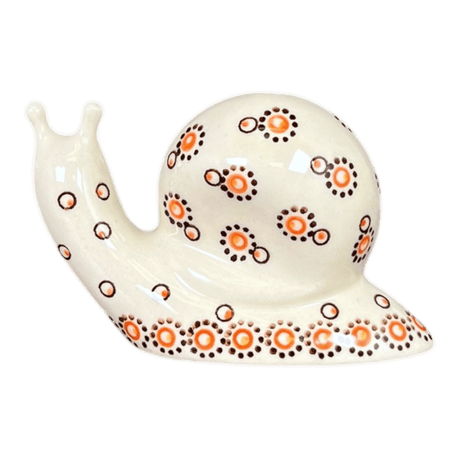 Figurine, Snail, 2.75" in "Sunny Dots" by Galia | GZW01-PK2