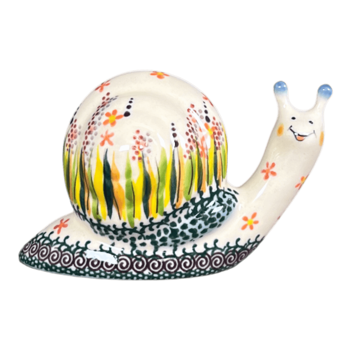 Figurine, Snail, 2.75" in "Morning Meadow" by Galia | GZW01-ULA
