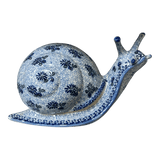 Figurine, Snail, Giant, 14.5" in "Dreamy Blue" by Galia | GZW02-PT