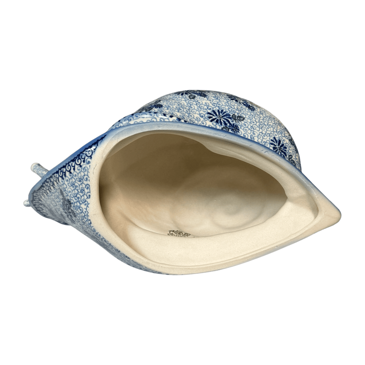 Figurine, Snail, Giant, 14.5" in "Dreamy Blue" by Galia | GZW02-PT