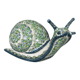 Figurine, Snail, Giant, 14.5" in "Blue & Green Dream" by Galia | GZW02-UHP2