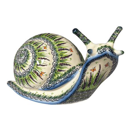Figurine, Snail, Giant, 14.5" in "Lupine Pasture" by Galia | GZW02-ULA1
