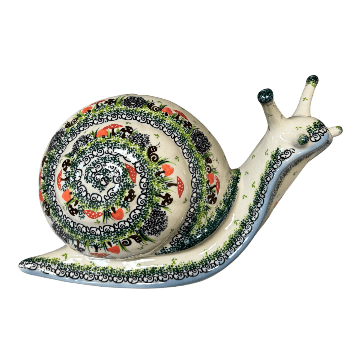 Figurine, Snail, Giant, 14.5" in "Mushroom Meadow" by Galia | GZW02-ULA3