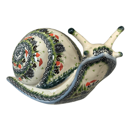 Figurine, Snail, Giant, 14.5" in "Mushroom Meadow" by Galia | GZW02-ULA3