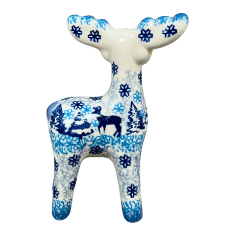 Figurine, Reindeer, 5" in "Snowy Night" by Galia | GZW30-PCH2