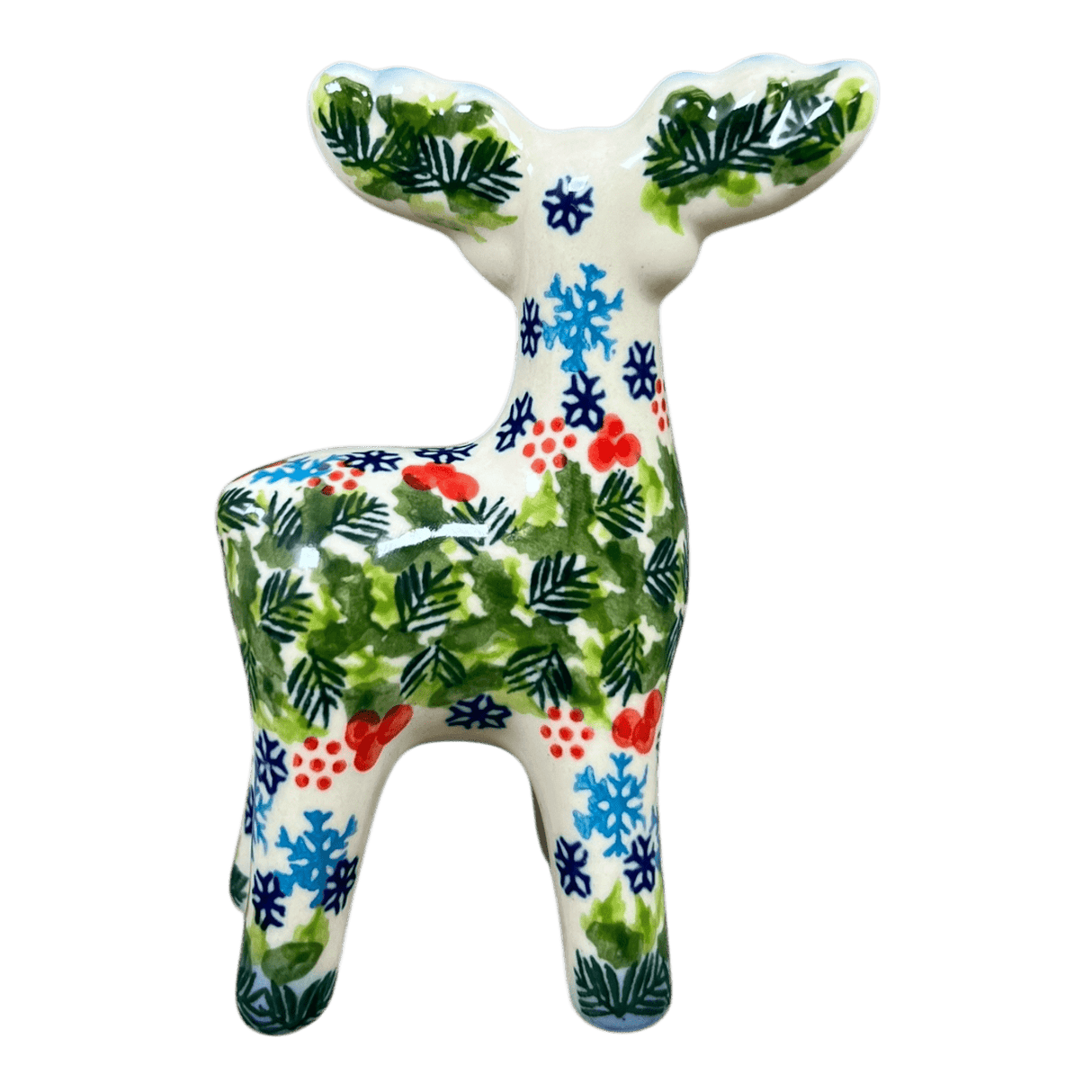 Figurine, Reindeer, 5" in "Winter Wreath" by Galia | GZW30-PCH3