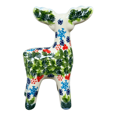 Figurine, Reindeer, 5" in "Winter Wreath" by Galia | GZW30-PCH3