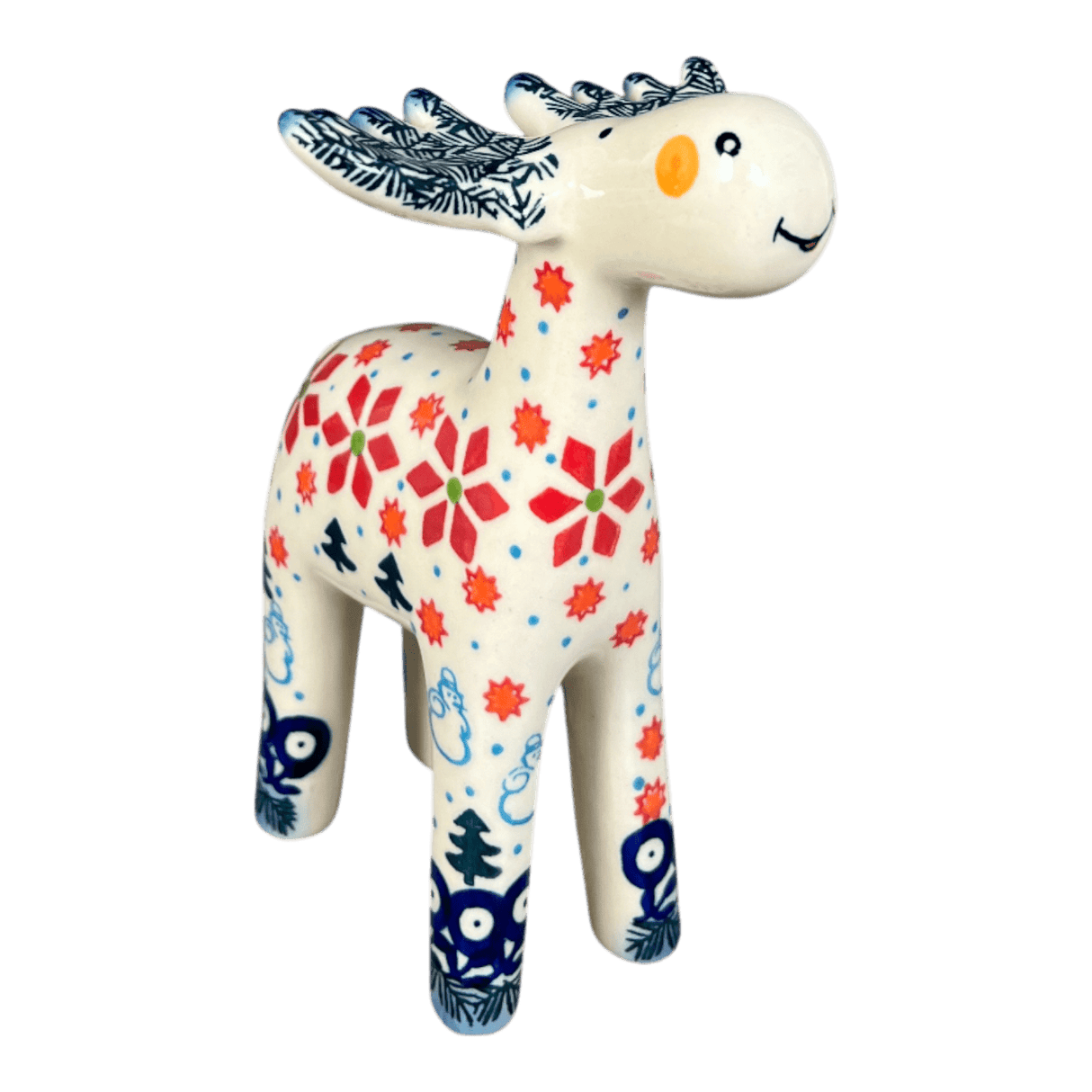 Figurine, Reindeer, 6.75" in "Winter Garden" by Galia | GZW31-USG