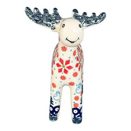 Figurine, Reindeer, 6.75" in "Winter Garden" by Galia | GZW31-USG