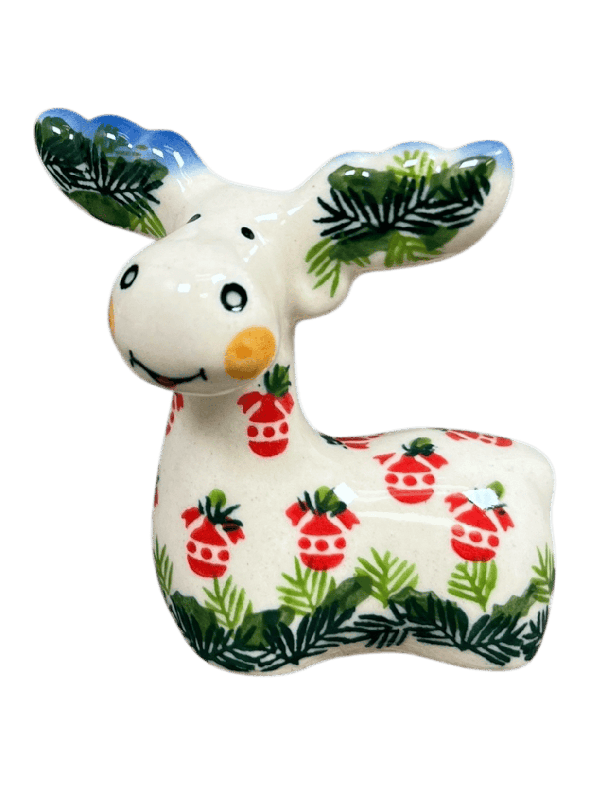 Figurine, Reindeer, 3.25" in "Evergreen Baubles" by Galia | GZW32-PB1