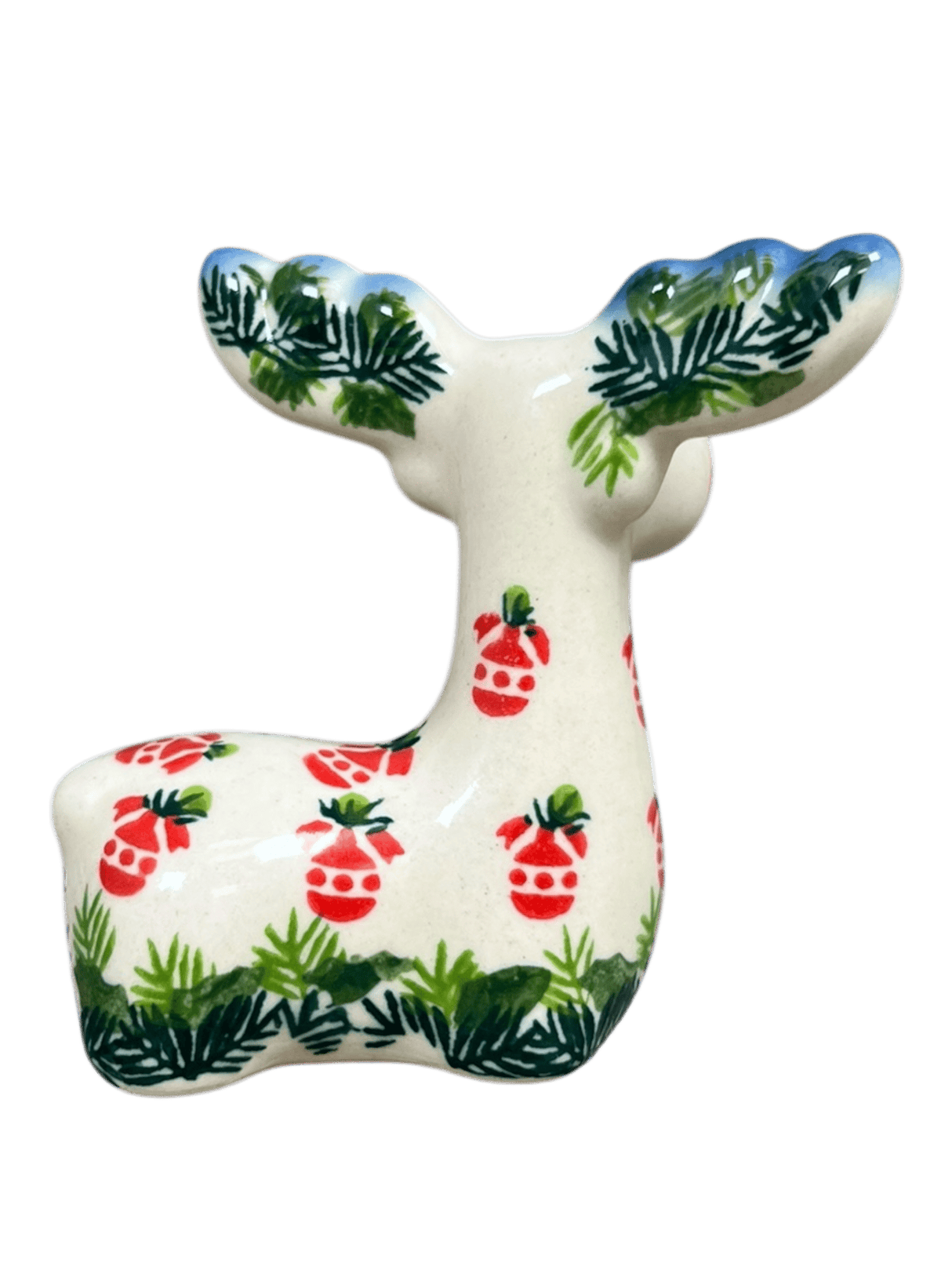 Figurine, Reindeer, 3.25" in "Evergreen Baubles" by Galia | GZW32-PB1