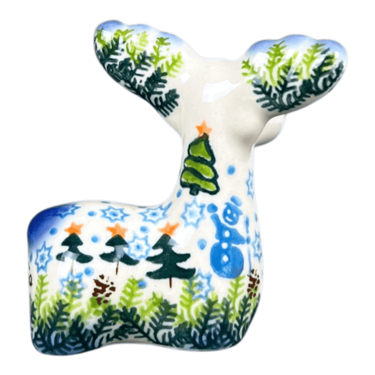 Figurine, Reindeer, 3.25" in "Reindeer Dance" by Galia | GZW32-USB1