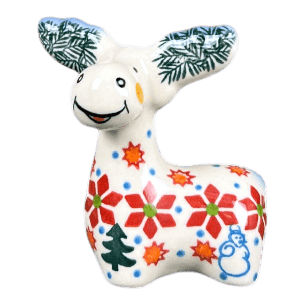Figurine, Reindeer, 3.25" in "Winter Garden" by Galia | GZW32-USG