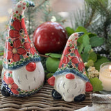 Luminary, Gnome, 8.5" Large in "Dotted Reds" by Galia | GAD41-PG3