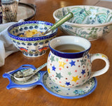 Tray, Tea Service, 8.25" x 5.5" in "Draping Red Florals" by Galia | GPH07-PW3