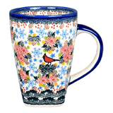 Mug, Tapered Mug, 20 oz in "Winter Cardinal" by Galia | GK06-AS2