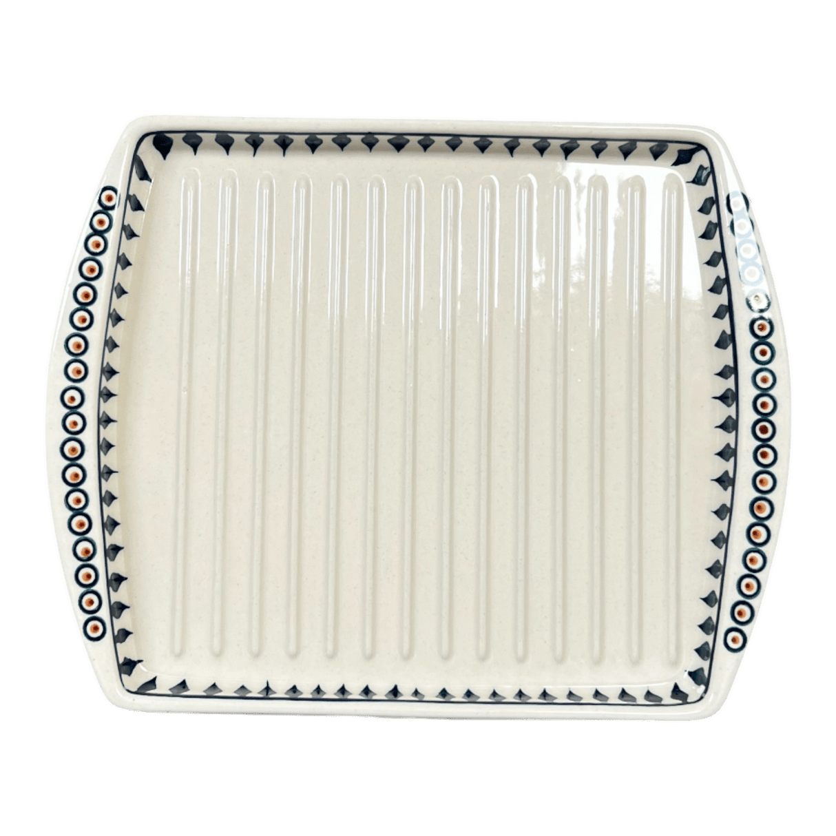 Tray, Bacon, 8.25" x 10.5" in "Peacock" by Manufaktura | P191T-54